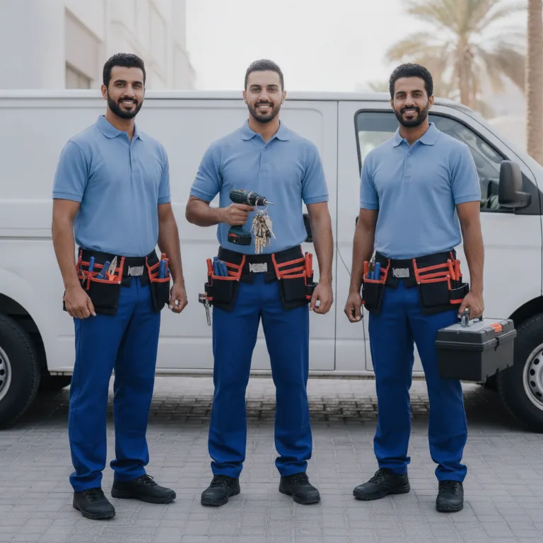 Locksmith team in Abu Dhabi